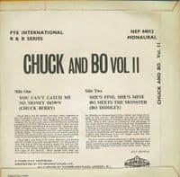 CHUCK BERRY AND BO DIDDLEY Chuck & Bo Vol. 2 EP Vinyl Record 7 Inch Pye 1963